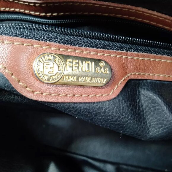 FENDI - Pequin Dome Hand Bag (R722) - Picture 5 of 7